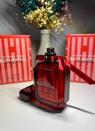 Красивый насыщенный женский парфюм victoria’s secret bombshell intense 100 мл духи женские виктория сикрет бомшель шипровый аромат для женщин