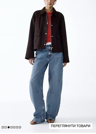 Куртка жіноча h&m oversize шоколадного кольору