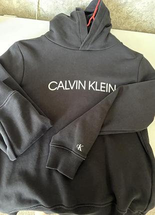 Худі для підлітків calvin klein сіре 2