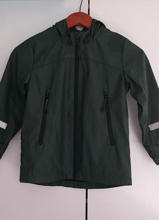 Утепленный дождевик khaki shower resistant jacket