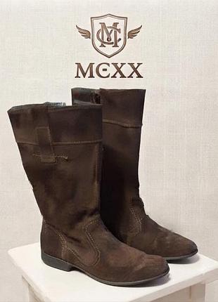 Женские ботинки, осенние,высокие,
натуральные, недорожные ботинки mexx
руммуния,р.41