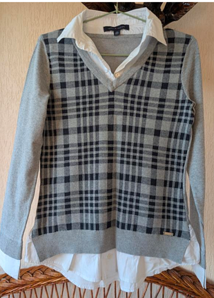 Джемпер кофта 2в1 tommy hilfiger