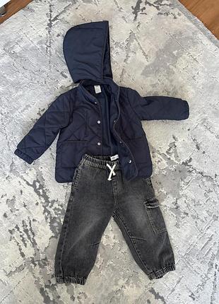 Для хлопчика zara джинси та куртка h&m