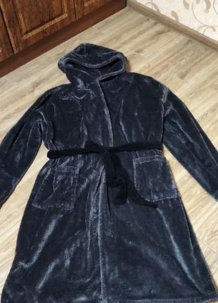 Мужской теплый халат f&amp;f,р l/xl