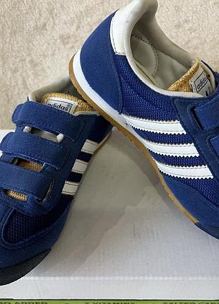 Кросівки дитячі adidas dragon сині, розмір 30, довжина устілки 18-18,5 см
