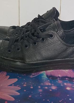 Кеды converse,кожаные