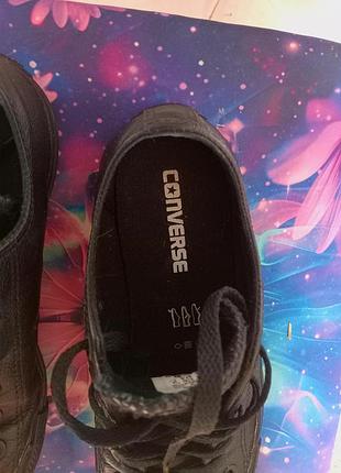 Кеды converse,кожаные 5