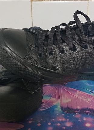 Кеды converse,кожаные 4