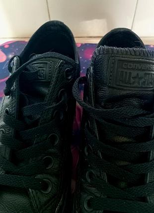 Кеды converse,кожаные 3
