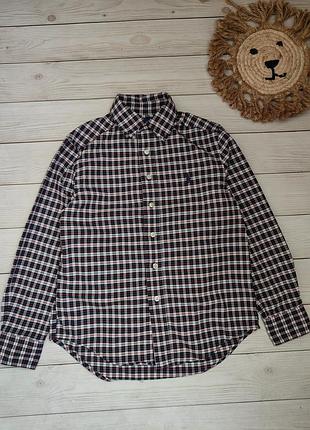 Рубашка в клітинку,сорочка polo ralph lauren 8