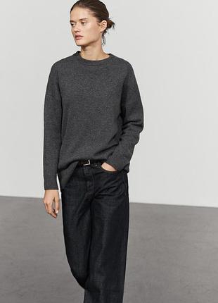 Massimo dutti шерстяной свитер оверсайз 4