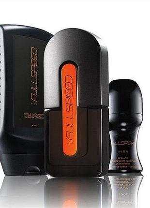 Набор full speed, avon, эйвон фул спид, мужской подарочный набор 3 в 1
