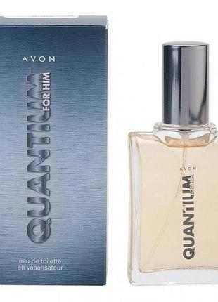 Avon quantium for him туалетна вода 50 ml квантиум ейвон
