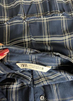 Сукня в клітинку zara 7