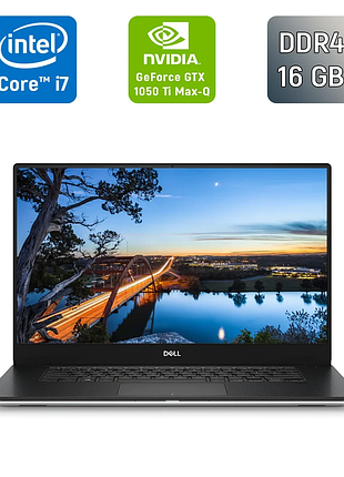 Игровой ноутбук б-класс dell xps 15 9570 / 15.6" (1920x1080) ips / intel core i7-8750h (6 (12) ядра по 2.2 - 4.1 ghz) / 16 gb ddr4