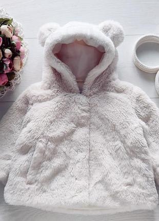 6.9 месяцев, размер 74. пальто для девочки primark (призрак) артикул 28605