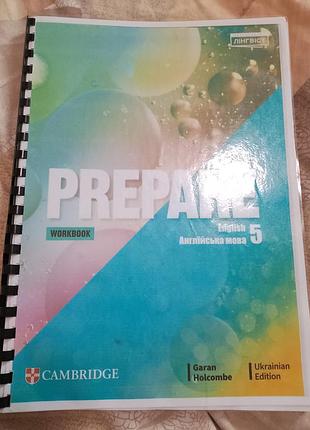 Підручник з вивчення мов: робочий зошит prepare level 5 з англійської мови, cambridge university press