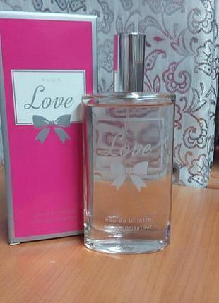 Туалетна вода жіноча love avon парфуми жіночі ейвон лав любове ейвон 50 ml