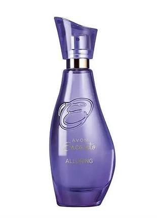 Туалетна вода encanto alluring, avon, 50 мл біла орхідея та сандалове дерево