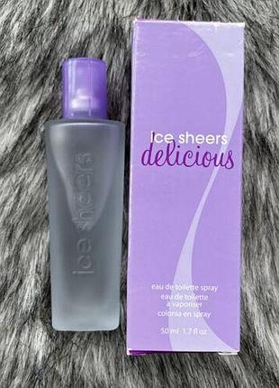 Туалетна вода жіноча ice sheers delicious avon, 50 мл