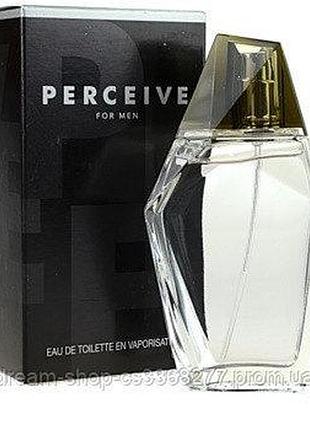 Чоловіча парфумерна вода perceive for man avon, 100 мл одеколон персив для нього ейвон