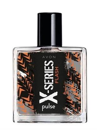 Чоловіча туалетна вода avon x-series flash 50 мл avon-ікс серієс флешфлеми ейвон