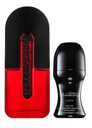 Full speed max turbo набір для нього avon фул спід макс турбо ейвон