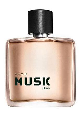 Туалетна вода musk iron (муск ірон), avon, ейвон, ейвон 75 мл