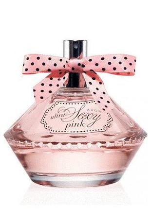 Туалетна вода жіноча ultra sexy pink, avon, ультра сексі пінк ейвон, 50 мл