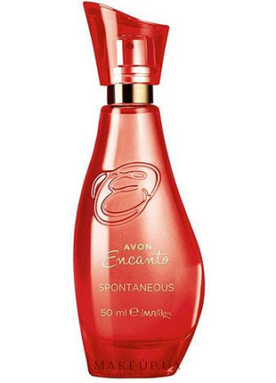 Туалетна вода avon encanto spontaneous «коралова магнолія», 50 мл