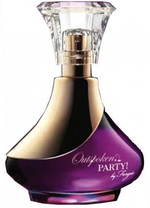 Жіноча парфумована вода outspoken party by fergie avon аромат для жінок, аутспокійливий пати