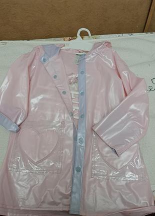 Дощовик для дівчинки рожевий