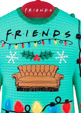 Елочное украшение hallmark keepsake friends «could we be any more festive?» - музыкальная, с подсветкой | коллекция 2025 7