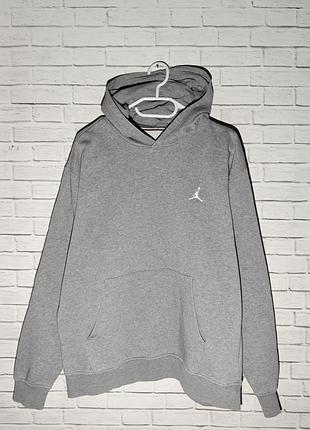 Чоловіче худі jordan nike з капюшоном сіре
