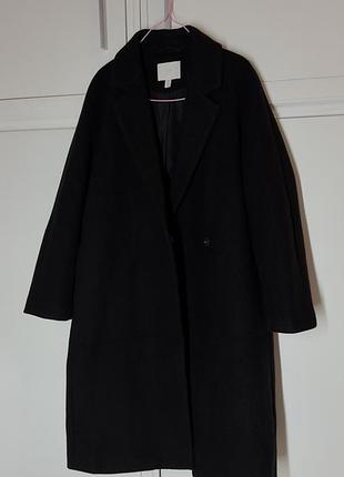 Пальто жіноче h&m чорне