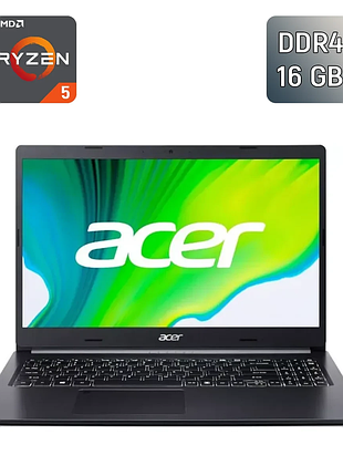 Ноутбук б-класс acer aspire 3 a515-44 / 15.6" (1366x768) tn / amd ryzen 5 4500u (6 ядер по 2.3 - 4.0 ghz) / 8 gb ddr4 / 256 gb ssd