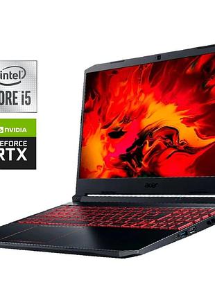 Игровой ноутбук б-класс acer nitro 5 an515-55 / 15.6" (1920x1080) ips / intel core i5-10300h (4 (8) ядра по 2.5 - 4.5 ghz) / 16 gb
