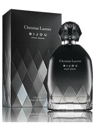 Туалетна вода чоловіча christian lacroix bijou pour homme, крістіан лакруа біжу, ейвон, avon, 75 мл