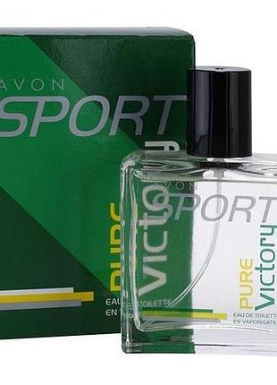 Туалетна вода avon sport pure victory для нього (50 мл) ейвон спорт вікторі