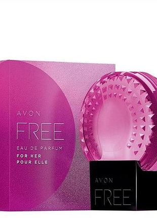 Парфумерна вода avon free for her ( ейвон фрі для неї), 50 мл