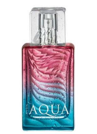 Туалетна вода жіноча aqua for her, avon, аква жіночі ейвон, 50 мл