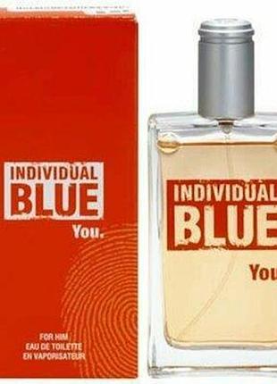 Туалетна вода чоловіча avon individual blue you 100 ml (ейвон індивідуал блу ю)
