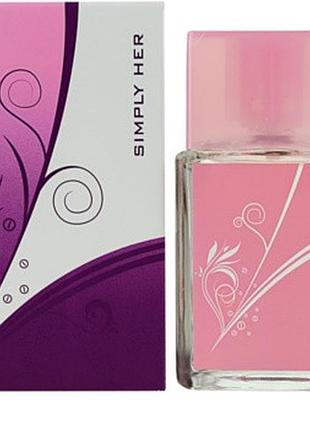 Simply for her avon, жіноча туалетна вода 50 мл, ейвон
