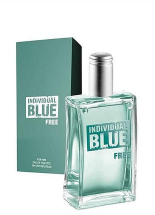Туалетна вода avon individual blue free (индивидуал блу фри, індівідуал блу фрі), 100 мл