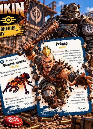 Настільна гра манчкін фолаут (munchkin fallout) українською мовою