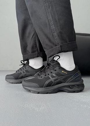 Мужские кроссовки asics gel-kayano 27 black gore-tex