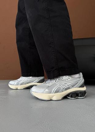 Чоловічі кросівки asics gel-kinetic fluent white/silver