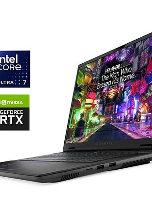 Ігровий ноутбук б-клас dell alienware m16 r2 / 16" (2560x1600) ips / intel core ultra 7 155h (16 (22) ядер по 1.4 - 4.8 ghz) / 16