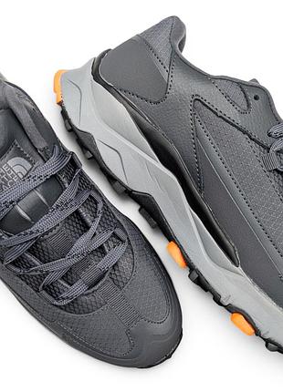 Мужские термо кроссовки the north face tnf cерые