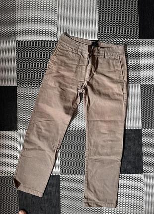 Брюки чоловічі h&m чінос, кавові